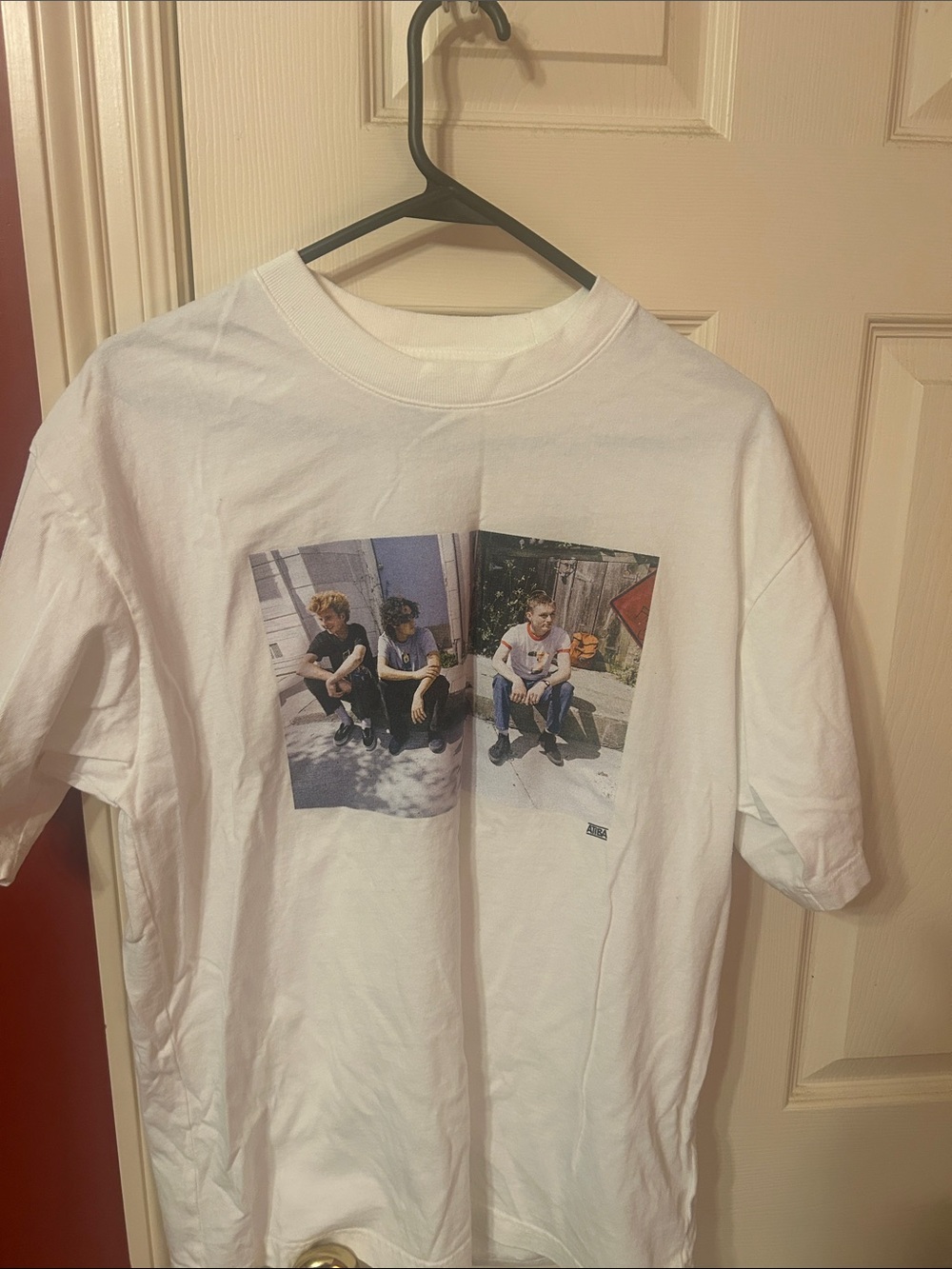 Vans White Graphic Loose Fit Tee with Photographic Print